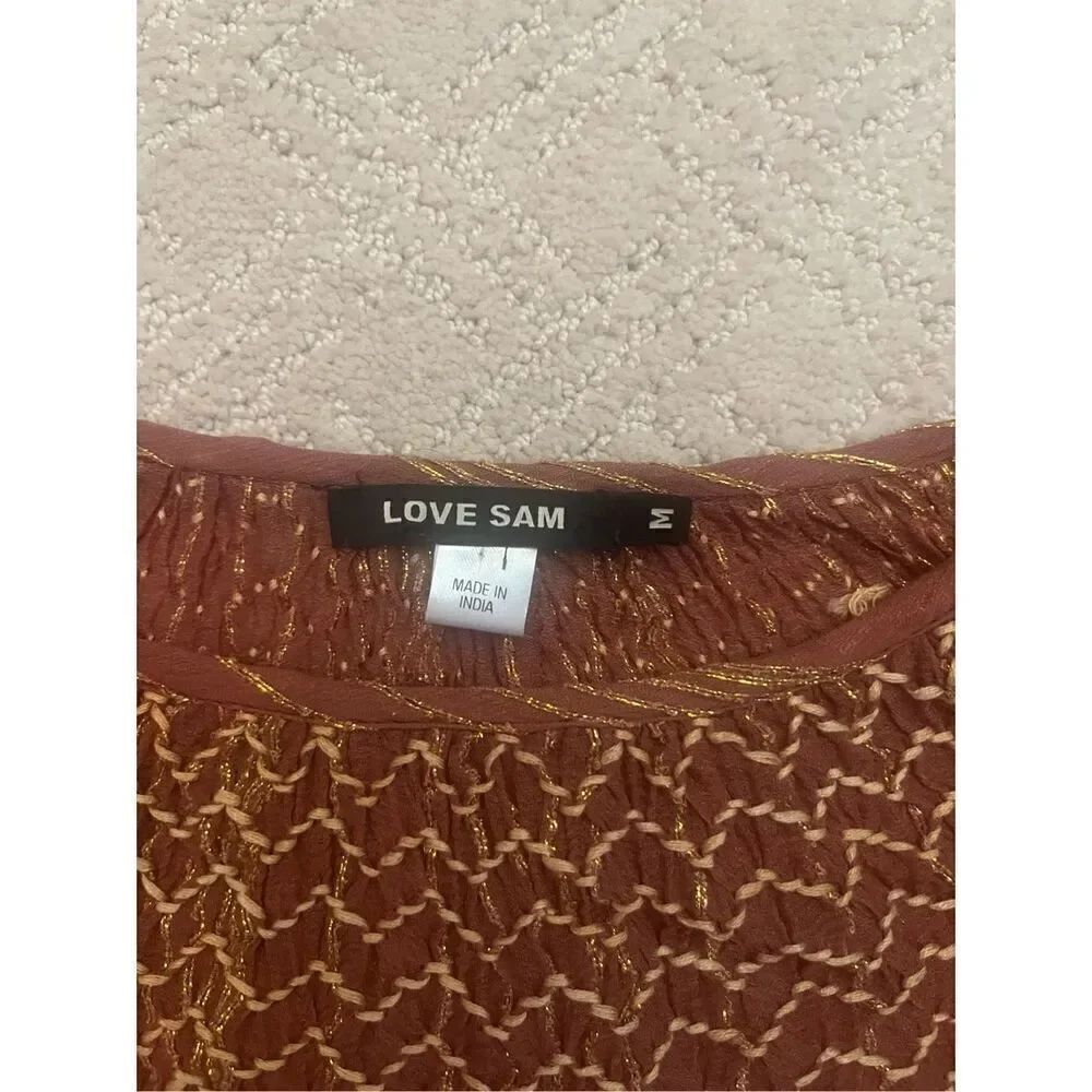 Love Sam Sheer Blouse - Picture 3 of 6